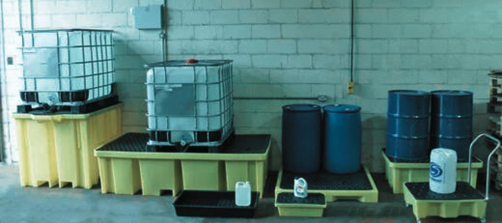 Why are pallets called a 'Secondary Containment Item'?