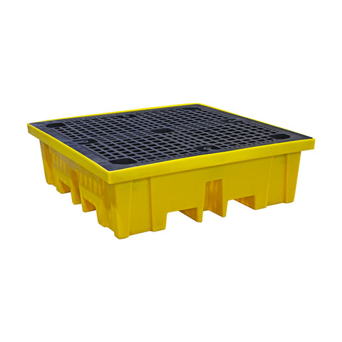 Spill Pallet With 4 way FLT access (For 4 x 205ltr Drums) - BP4FW
