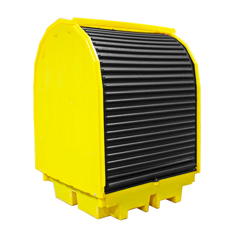Hard Covered Spill Pallet (For 4 x 205ltr Drums) - BP4HC