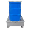 2 Drum Galvanised Steel Spill Pallet - MDLGSP2D