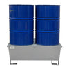 4 Drum Galvanised Steel Spill Pallet - GSP4D