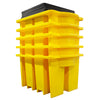 IBC Spill Pallet (For 1 x 1000ltr IBC With Integral Dispensing Area (With Grid)) - BB1DT