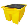 IBC Spill Pallet (For 1 x 1000ltr IBC With Integral Dispensing Area (With Grid)) - BB1DT