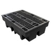 Recycled Spill Pallet (For 2 x 205ltr Drums) - BP2R