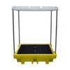 Covered Spill Pallet (For 4 x 205ltr Drums) - BP4C