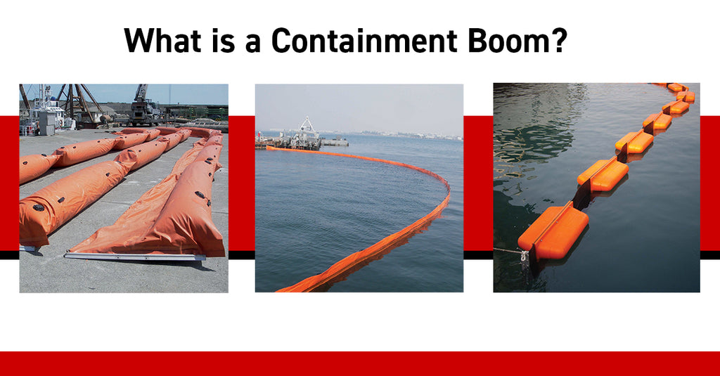 What is a containment boom?