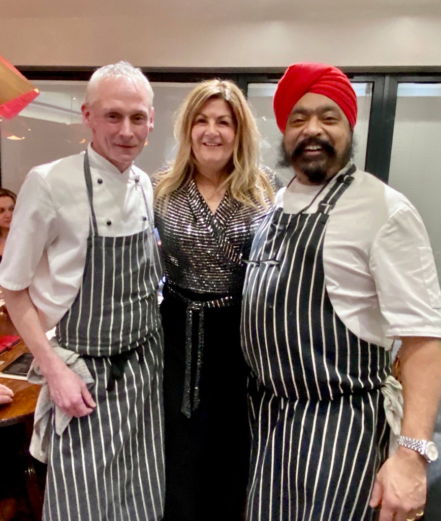 Romold enjoys charity supper from TV chef Tony Singh