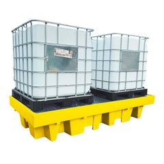 IBC Spill Pallet (For 2 x 1000ltr IBCs (Removable Grid) - BB2