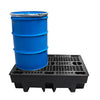(Clearance) Recycled Spill Pallet (For 2 x 205ltr Drums) - BP2R