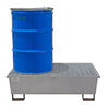 2 Drum Galvanised Steel Spill Pallet - MDLGSP2D