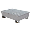 2 Drum Galvanised Steel Spill Pallet - MDLGSP2D