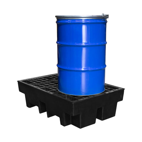 Recycled Spill Pallet (For 2 x 205ltr Drums) - BP2R