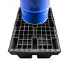 Recycled Spill Pallet (For 2 x 205ltr Drums) - BP2R