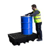 Recycled Spill Pallet (For 2 x 205ltr Drums) - BP2R
