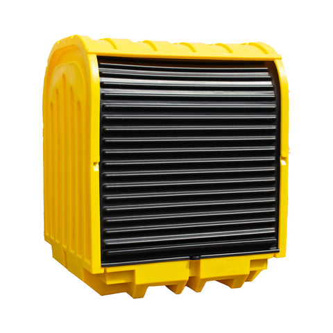 Hard Covered Spill Pallet (For 4 x 205ltr Drums) - BP4HC