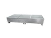 8 Drum Galvanised Steel Spill Pallet - MDLGSP8D