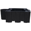 (Clearance) Black IBC Spill Pallet (For 1 x 1000ltr IBC With Integral Dispensing Area) - BB1D