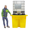 IBC Spill Pallet (For 1 x 1000ltr IBC With Integral Dispensing Area (With Grid)) - BB1DT