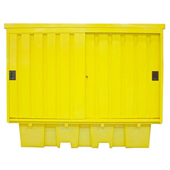 Hard Covered Spill Pallet (For 8 x 205ltr Drums or 2 x 1000ltr IBC) - BB2HCS
