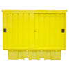 Hard Covered Spill Pallet (For 8 x 205ltr Drums or 2 x 1000ltr IBC) - BB2HCS