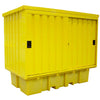 Hard Covered Spill Pallet (For 8 x 205ltr Drums or 2 x 1000ltr IBC) - BB2HCS