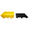 (Clearance) Yellow Spill Pallet With High Capacity Sump (For 4 x 205ltr Drums) - BP4