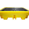 (Clearance) Yellow Spill Pallet With High Capacity Sump (For 4 x 205ltr Drums) - BP4
