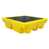 (Clearance) Yellow Spill Pallet With High Capacity Sump (For 4 x 205ltr Drums) - BP4