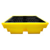 (Clearance) Yellow Spill Pallet With High Capacity Sump (For 4 x 205ltr Drums) - BP4