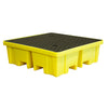 Spill Pallet With 4 way FLT access (For 4 x 205ltr Drums) - BP4FW