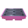 (Clearance) Low Profile Drum Spill Pallet (For 4 x 205ltr Drums) - BP4L