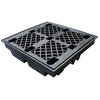 Recycled Low Profile Spill Pallet (For 4 x 205ltr Drums) - BP4LR