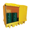 Covered Spill Pallet (For 8 x 205ltr Drums) - BP8C